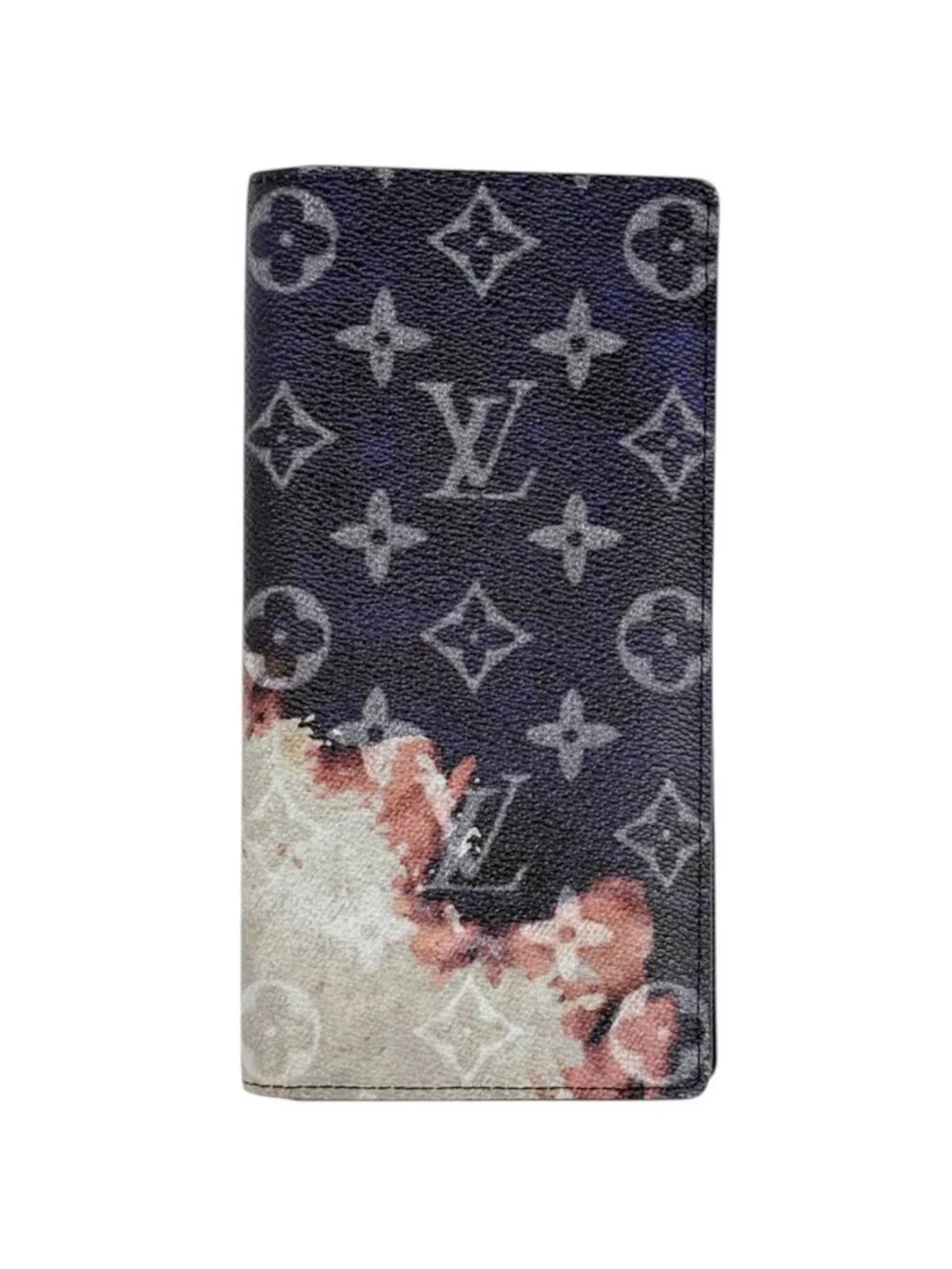 Louis Vuitton Portefeuille Brazza NM Wallet Monogram Bleached Navy